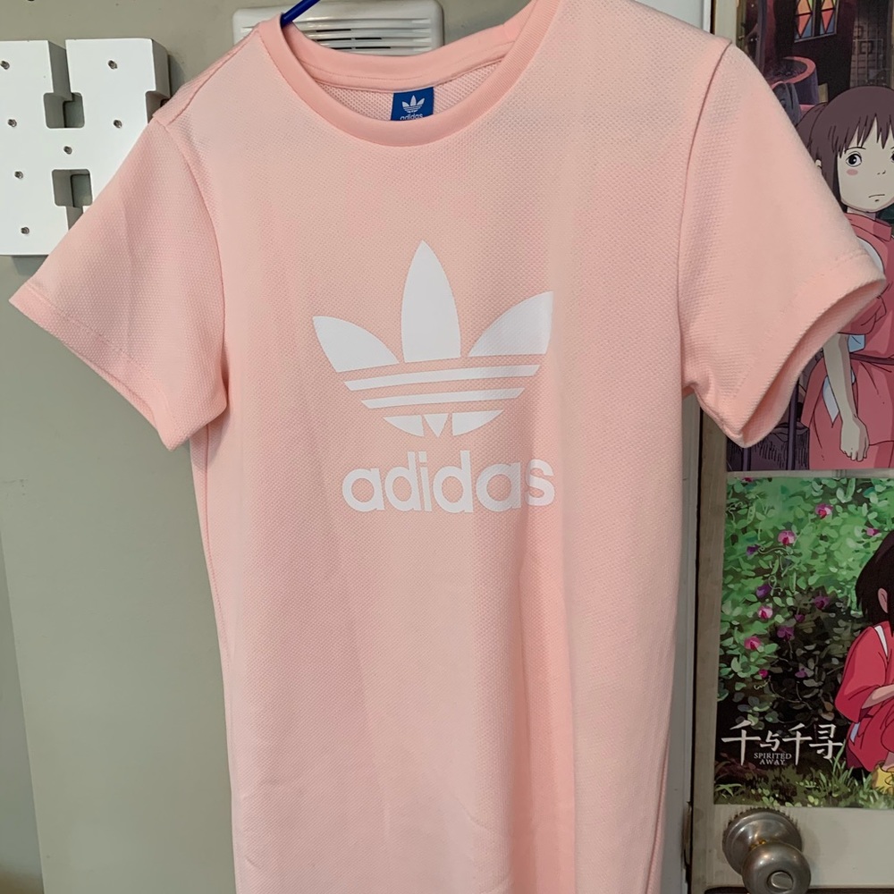 pink adidas dress